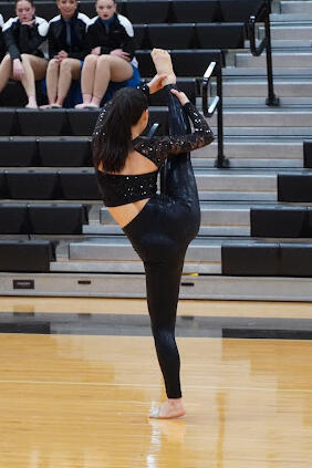 Audrey Kim performing her solo routine at the MA Classic Competition. (January 2022)