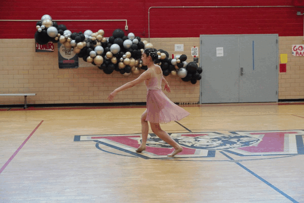 Lindsay Huynh performing her solo at the MA HISD Competition. (February 2022)