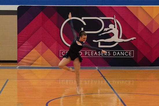 Emma Silverman performing her solo at the CPD South Houston Showcase. (February 2022)
