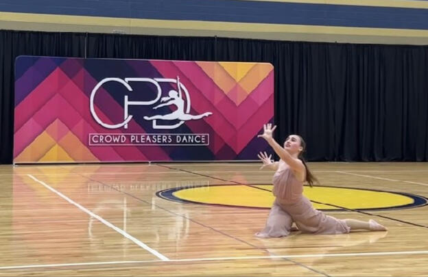 Emma Silverman performing her solo at the CPD State competition (March 2023)
