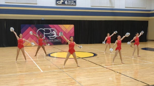 The Dance Officers performing Officer Pom at the CPD State Competition (March 2023)