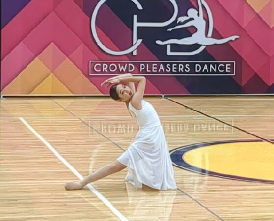 Lindsay Huynh performing her solo at the CPD State competition (March 2023)