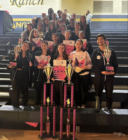 The Team at awards after the CPD State competition (March 2023)